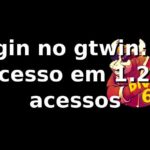 Login no gtwin: 85% sucesso em 1.200 acessos 📊